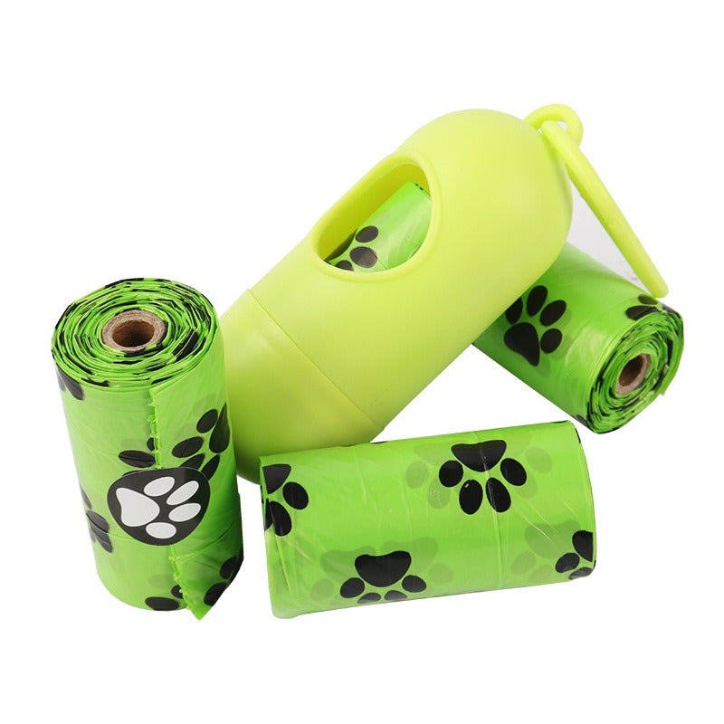 Compostable Pet Waste Bags With Portable Dog Dispenser