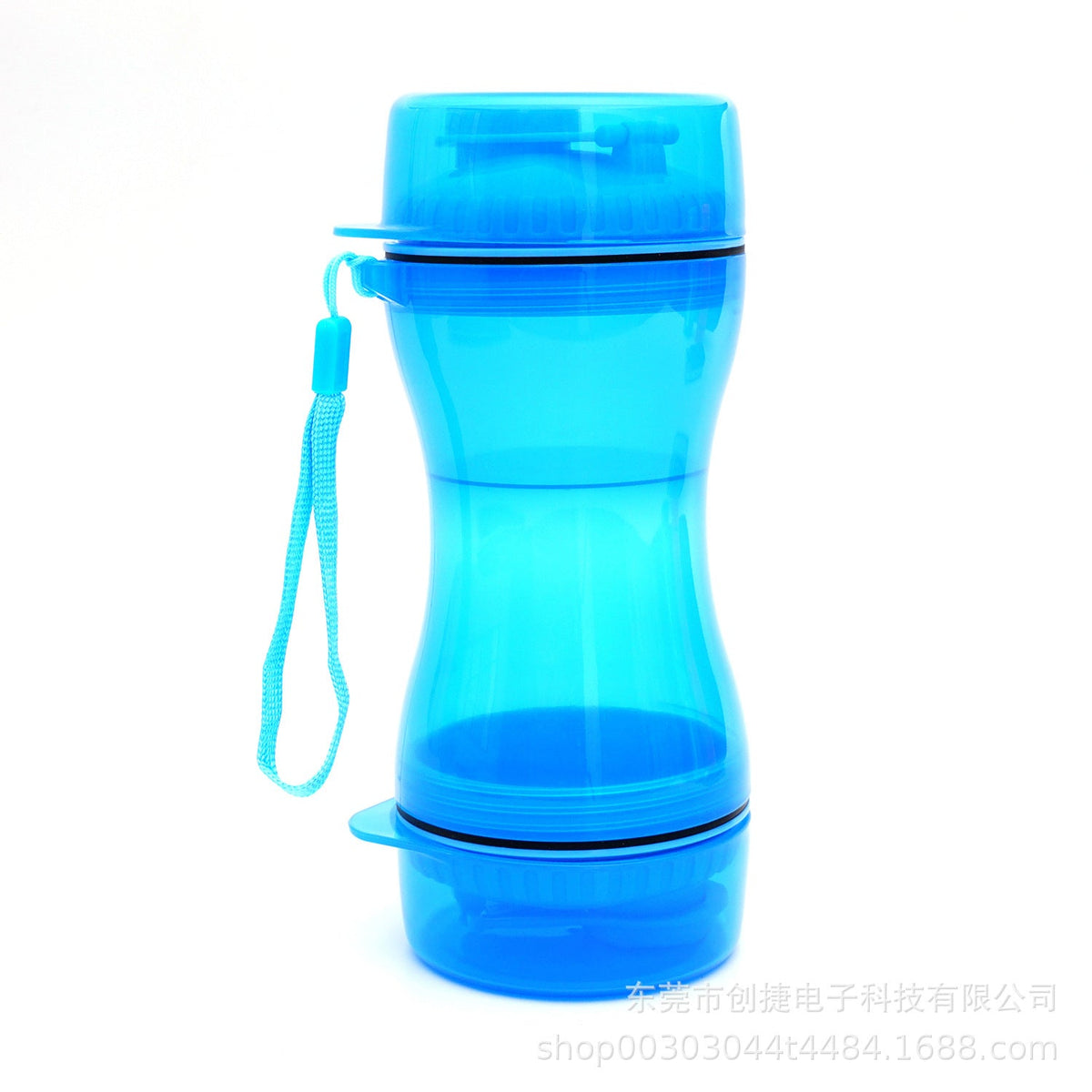 Pet Water Bottle With Food Cup for Outdoor Walks