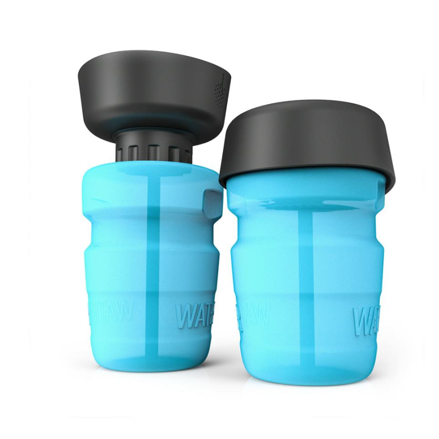 Portable Pet Water Bottle With Built-In Drinking Bowl
