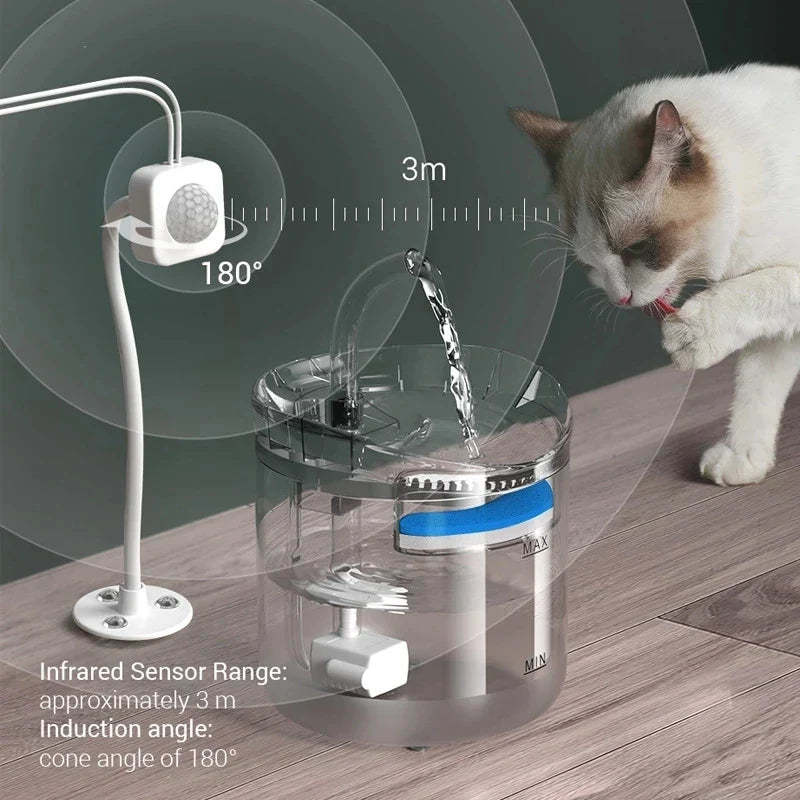 Automatic Pet Water Fountain for Fresh, Moving Water