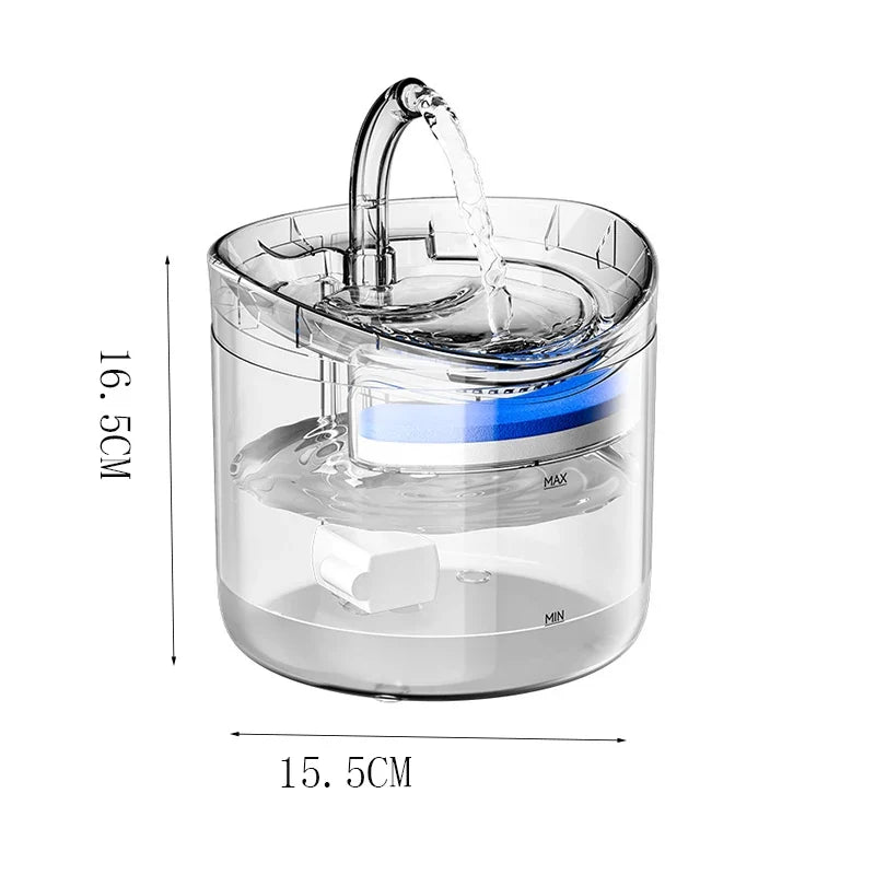 Automatic Pet Water Fountain for Fresh, Moving Water