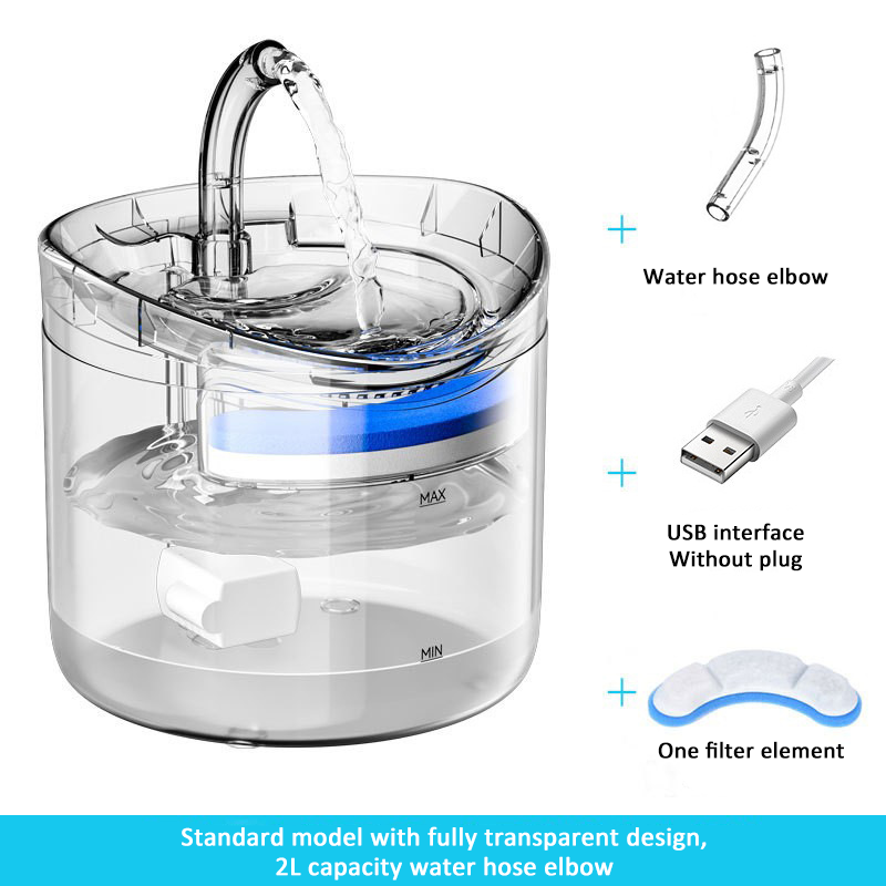 Automatic Pet Water Fountain for Fresh, Moving Water
