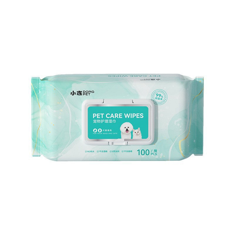 Pet Wet Wipes for Cats & Dogs, Gentle Daily Cleaning
