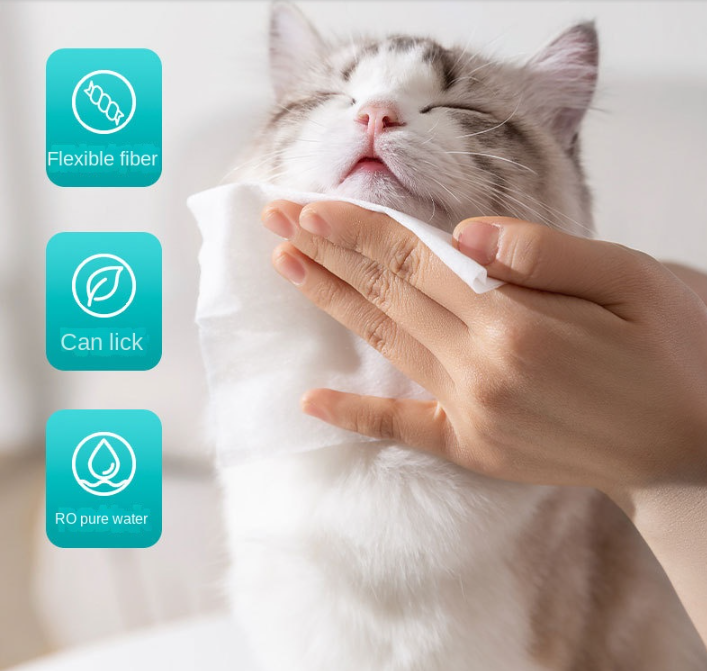 Pet Wet Wipes for Cats & Dogs, Gentle Daily Cleaning