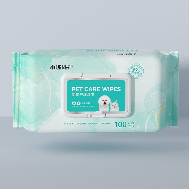 Pet Wet Wipes for Cats & Dogs, Gentle Daily Cleaning