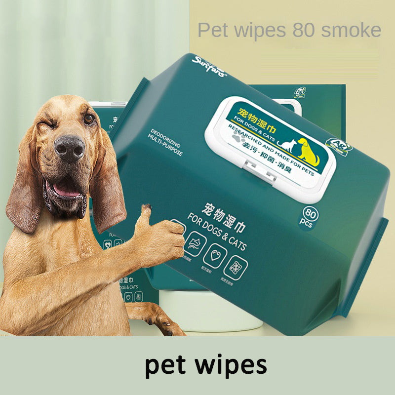 Pet Wet Wipes for Dogs & Cats | Easy No-Rinse Cleanup