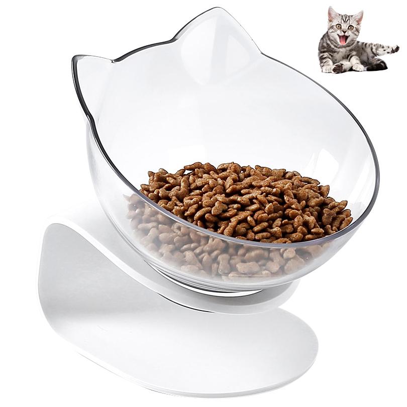 Tilted Cat Food Bowl, Non-Slip Base for Comfy Feeding