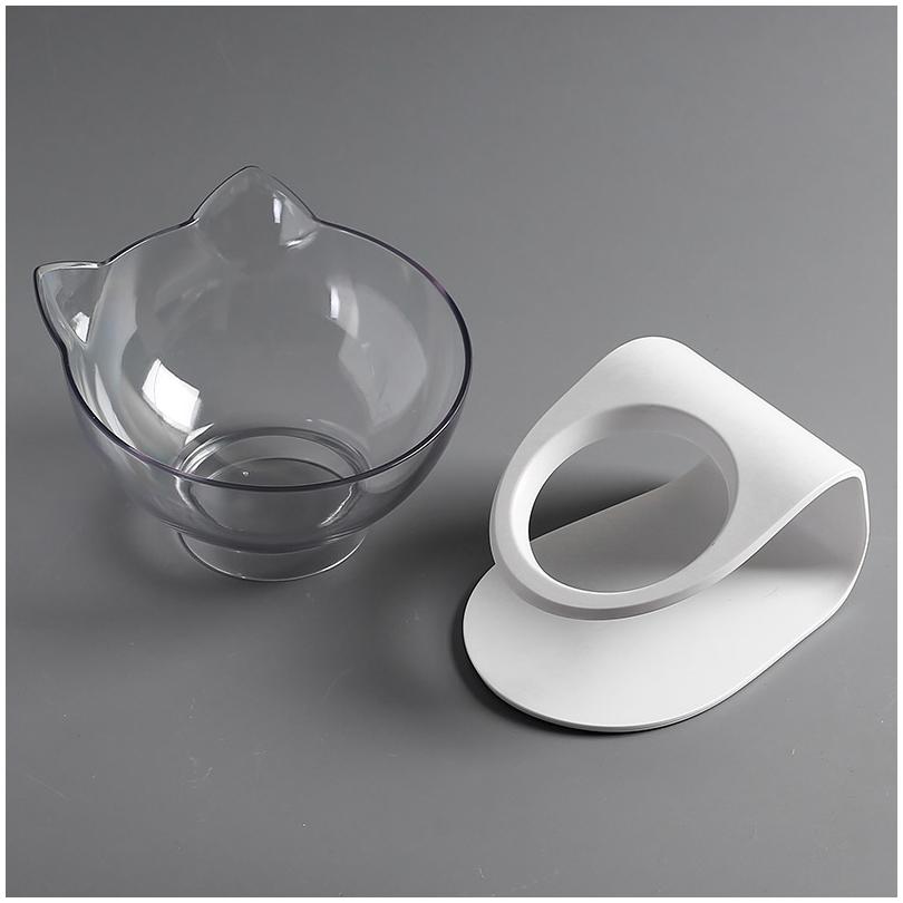 Tilted Cat Food Bowl, Non-Slip Base for Comfy Feeding