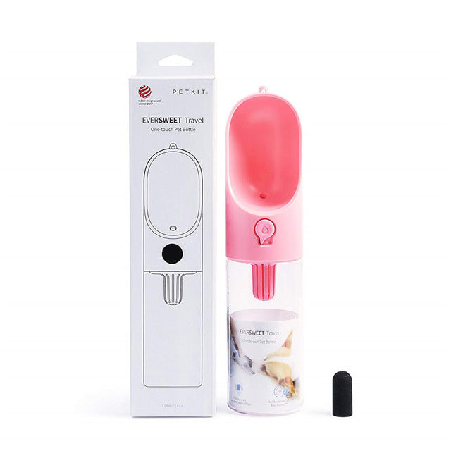 Portable Pet Water Bottle with Leak-Proof Travel Bowl