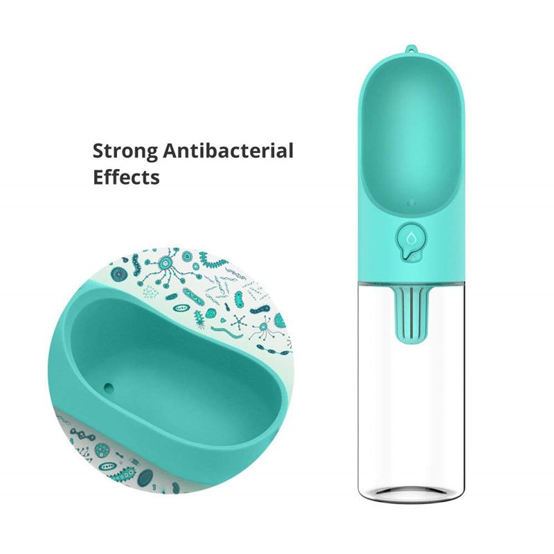 Portable Pet Water Bottle with Leak-Proof Travel Bowl