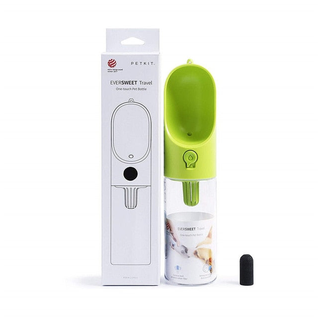 Portable Pet Water Bottle with Leak-Proof Travel Bowl