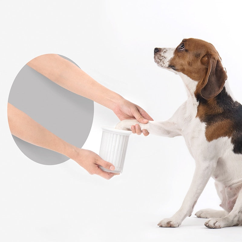 Portable Dog Paw Washer Cup for Cleaner Paws at Home