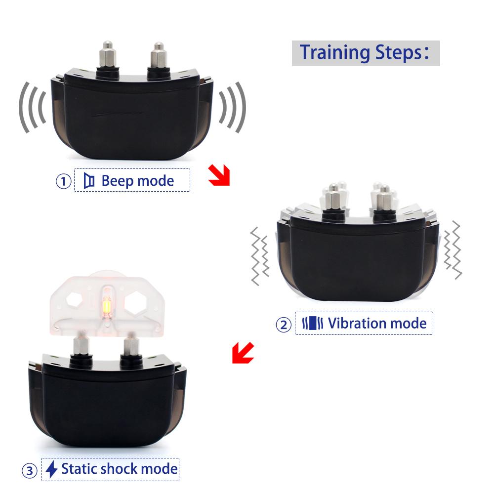 Rechargeable Dog Training Collar, 900ft Remote Range