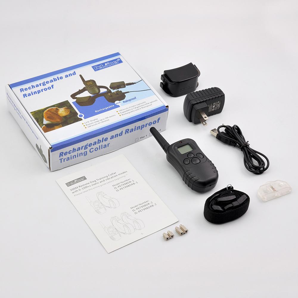 Rechargeable Dog Training Collar, 900ft Remote Range