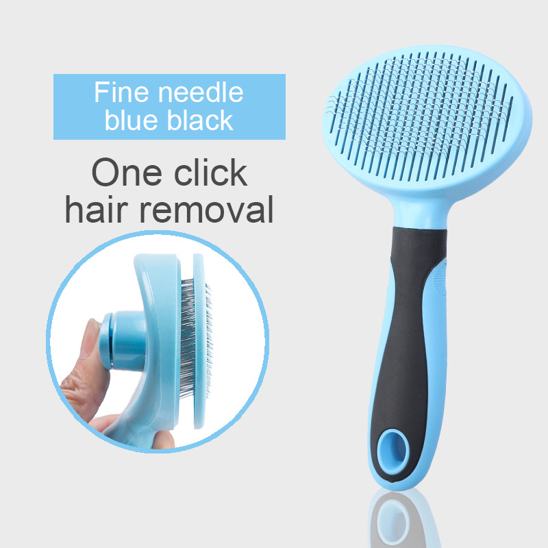 Self-Cleaning Slicker Brush for Dogs & Cats Shedding