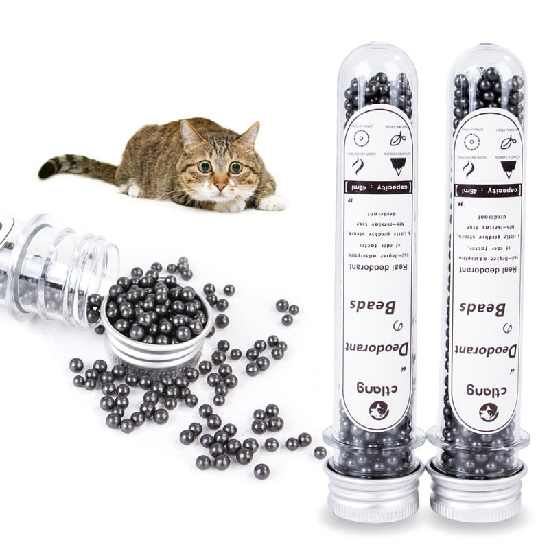 Cat Litter Deodorizer Beads for a Fresher Room Air