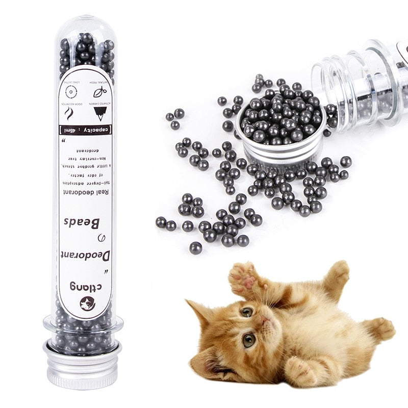 Cat Litter Deodorizer Beads for a Fresher Room Air