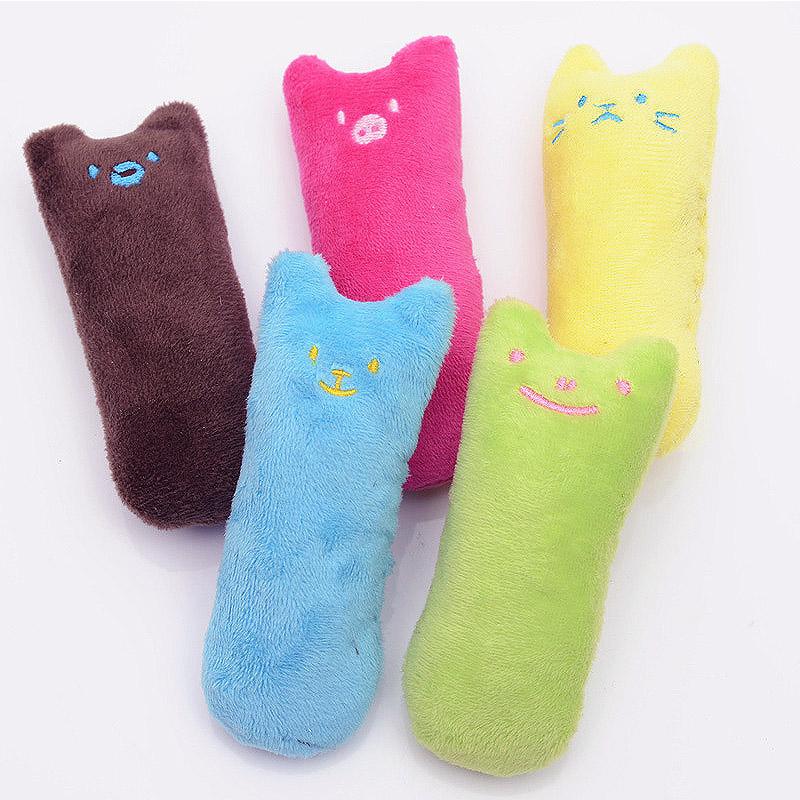 Catnip Plush Cat Toys for Teeth Grinding and Chewing