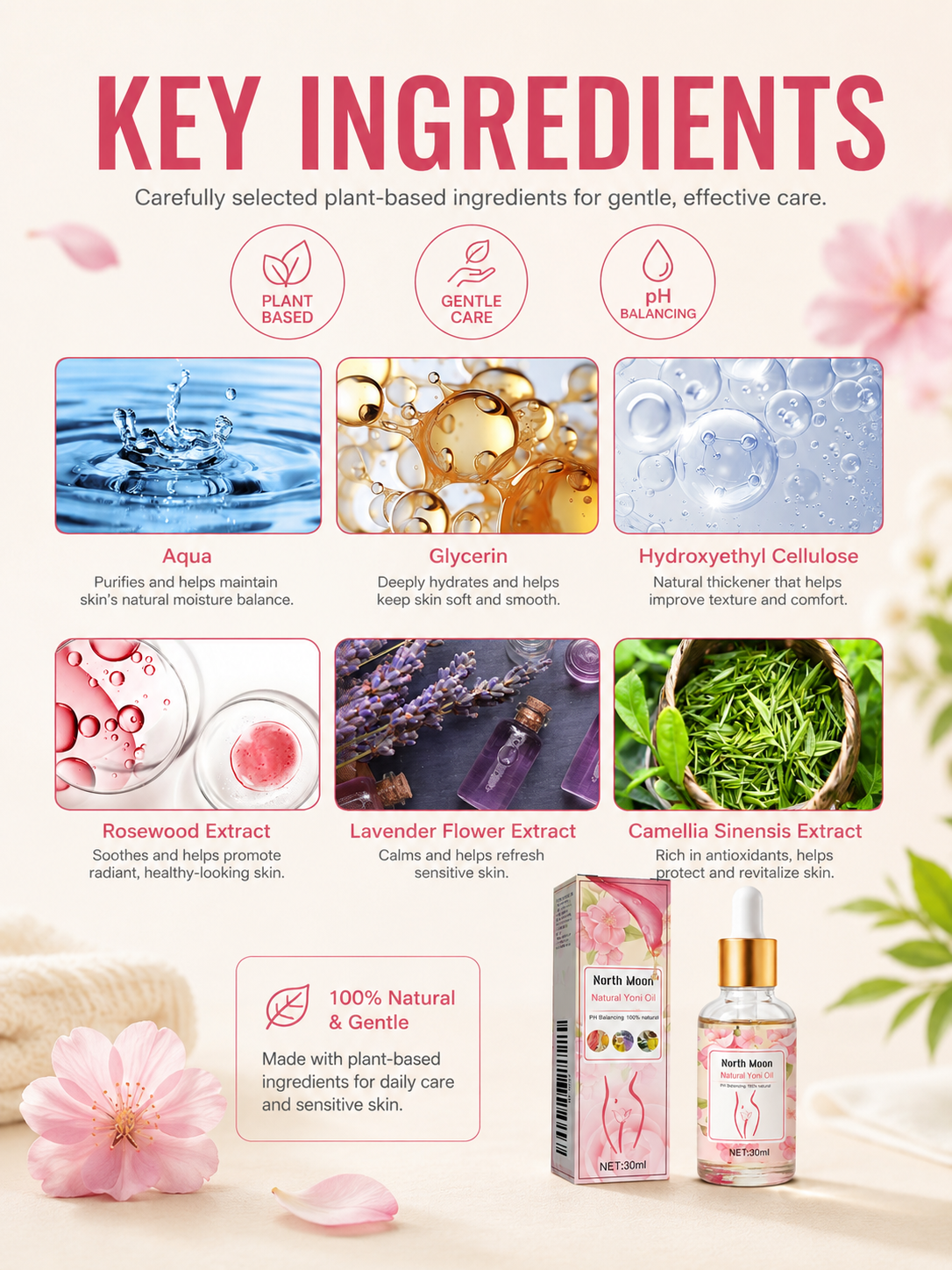 pH‑Balanced Natural Yoni Soap Bar — Gentle Feminine Wash