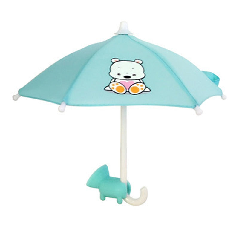 Phone Sun Shade Umbrella Stand for Car & Outdoor Use