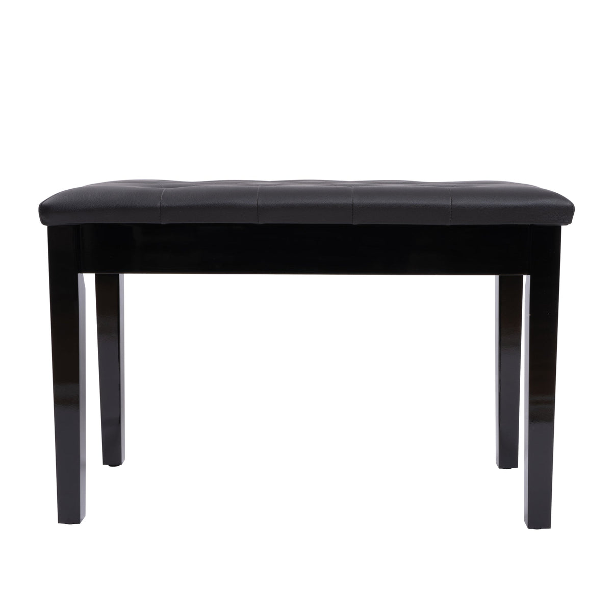 Piano Bench with Hidden Music Storage and Duet Seat