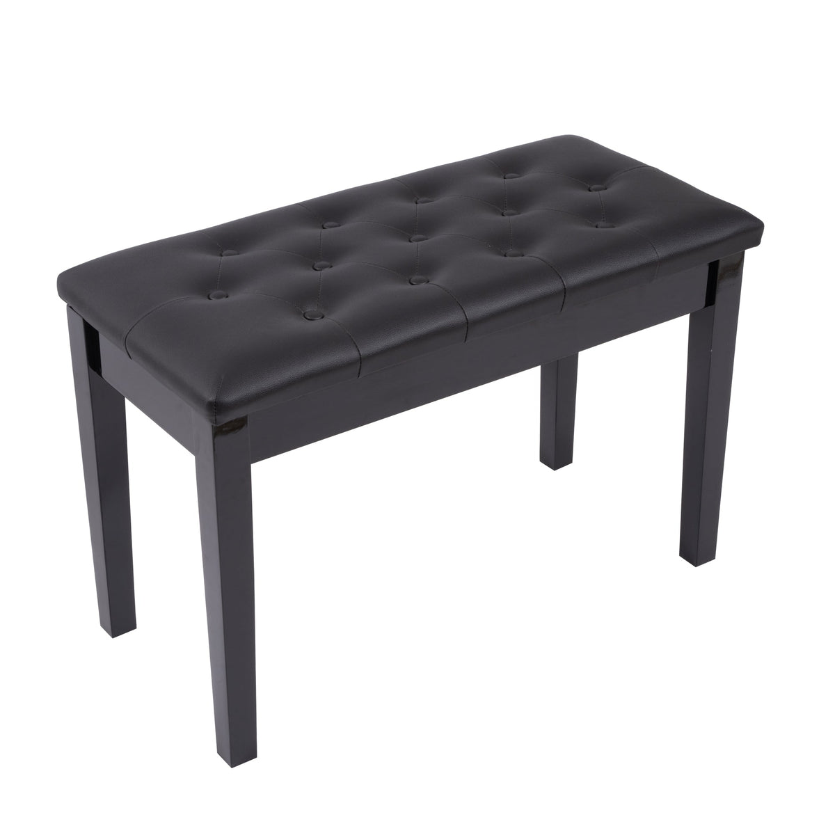 Piano Bench with Hidden Music Storage and Duet Seat