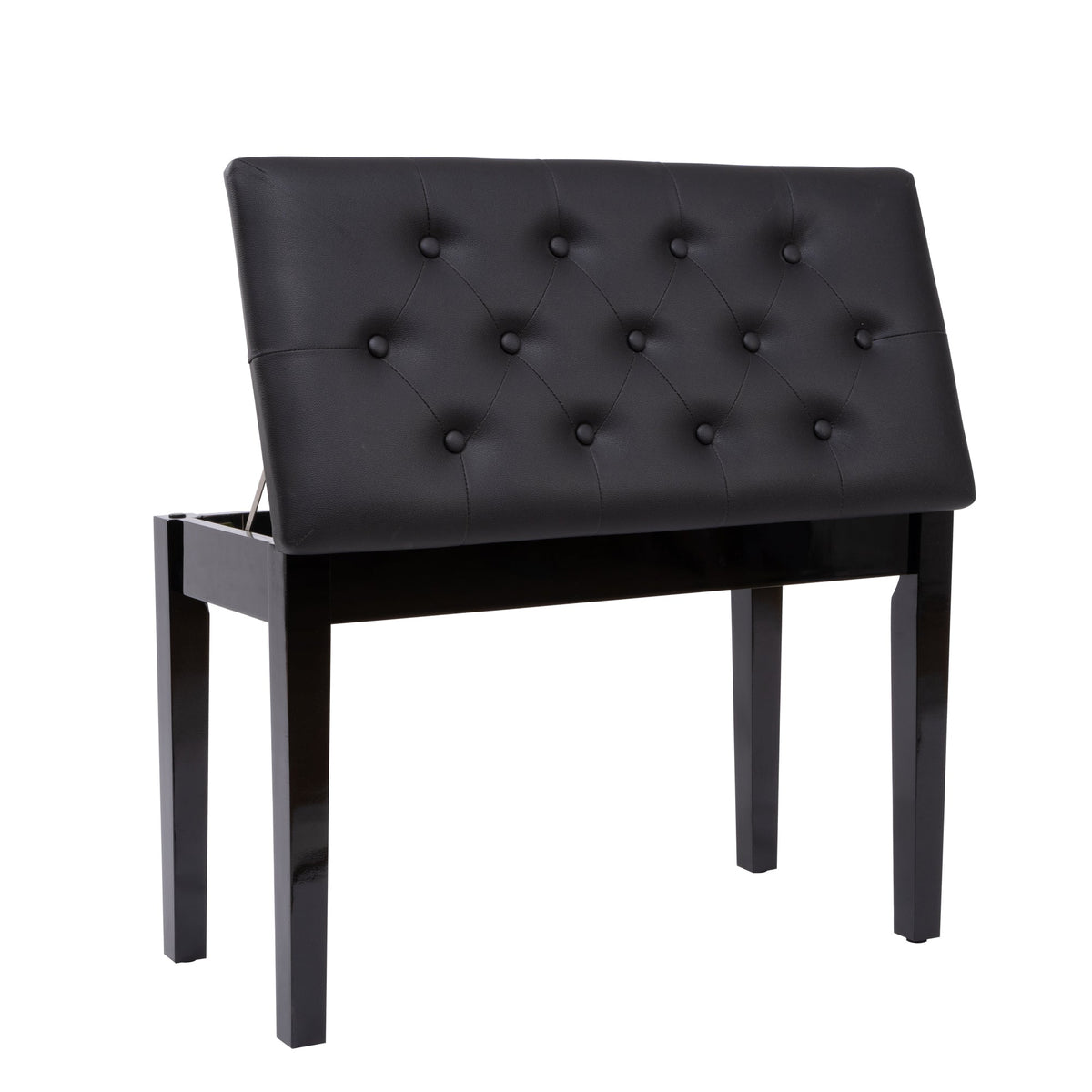 Piano Bench with Hidden Music Storage and Duet Seat