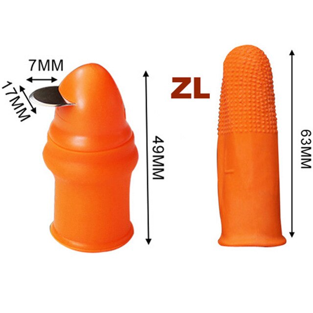 Silicone Thumb Knife for Picking Beans and Berries