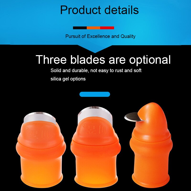 Silicone Thumb Knife for Picking Beans and Berries