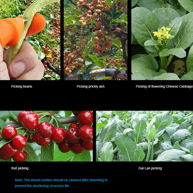 Silicone Thumb Knife for Picking Beans and Berries