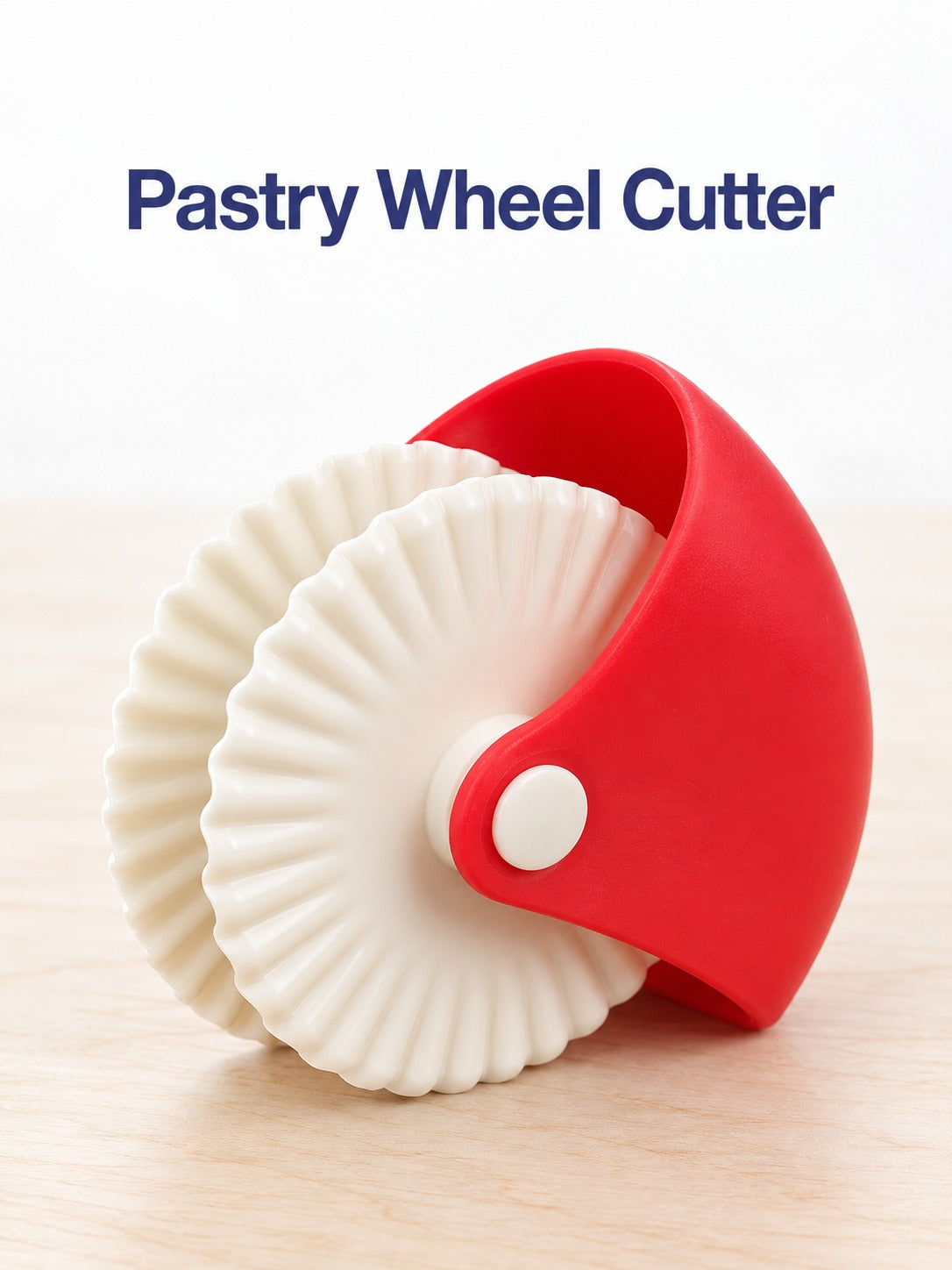 Pie Crust Pastry Wheel Cutter for Scalloped Lattice Edges