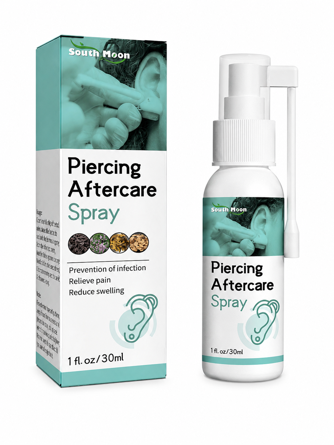Piercing Aftercare Spray — Prevent Infection & Soothe Pain