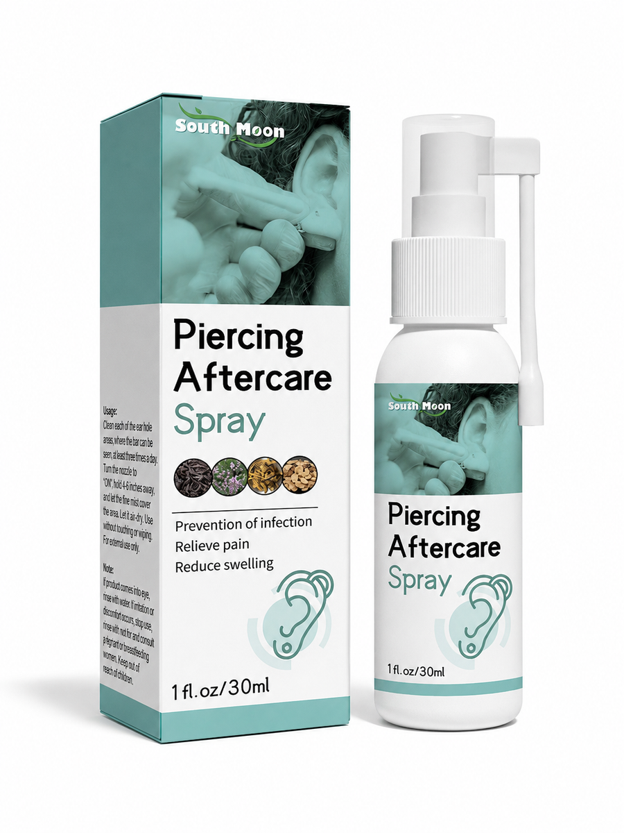 Piercing Aftercare Spray — Prevent Infection & Soothe Pain