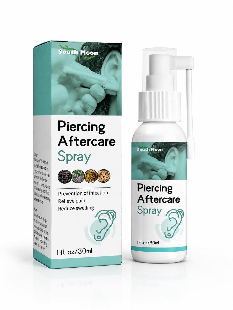 Piercing Aftercare Spray — Prevent Infection & Soothe Pain