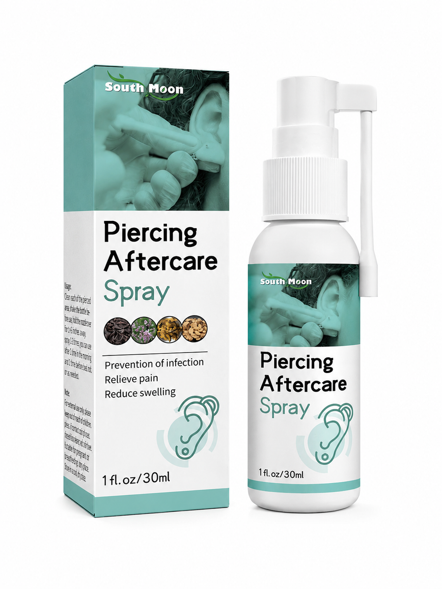 Piercing Aftercare Spray — Prevent Infection & Soothe Pain