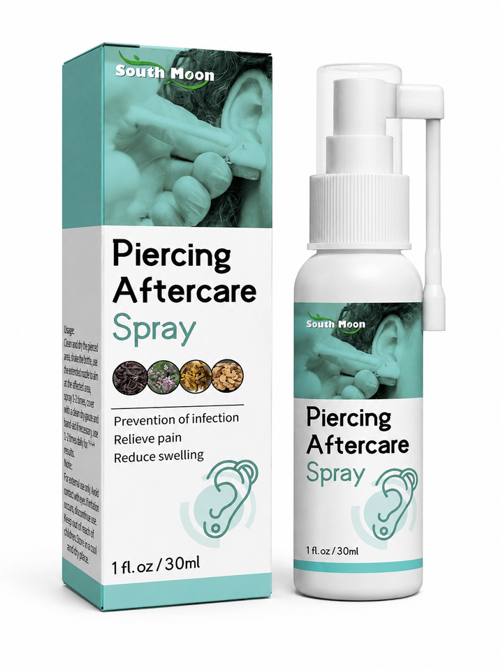 Piercing Aftercare Spray — Prevent Infection & Soothe Pain