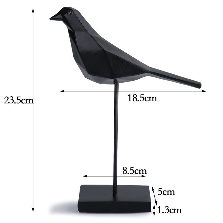 Pigeon Resin Ornament | Minimalist Tabletop Decor