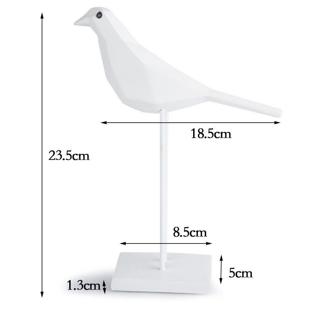 Pigeon Resin Ornament | Minimalist Tabletop Decor