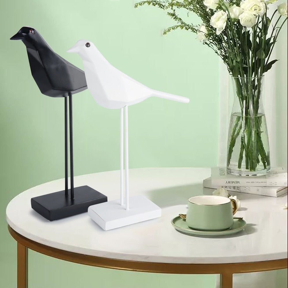 Pigeon Resin Ornament | Minimalist Tabletop Decor