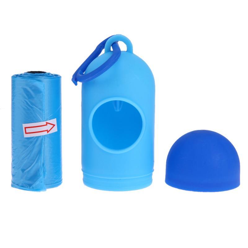 Dog Poop Bag Dispenser, Clip-On Pill Shape for Walks