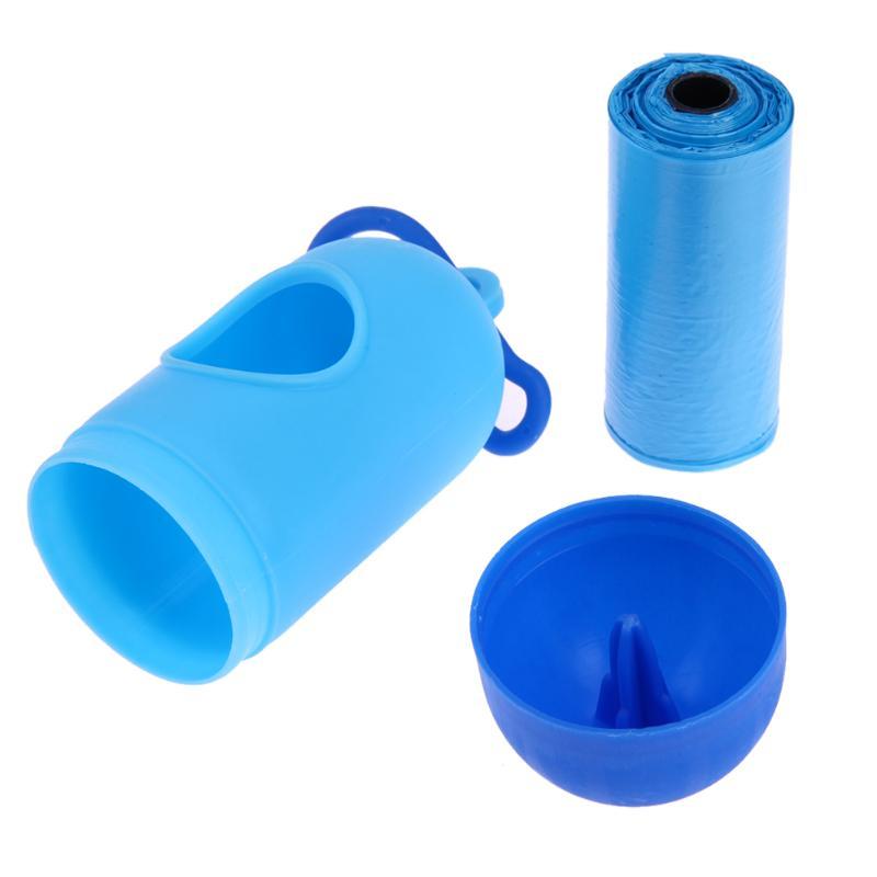 Dog Poop Bag Dispenser, Clip-On Pill Shape for Walks