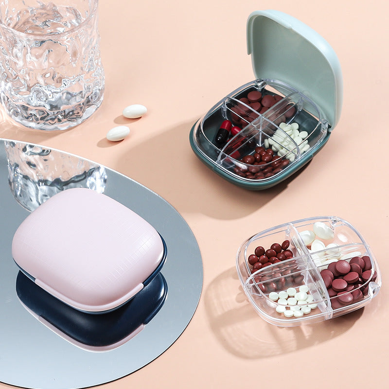 Portable Pill Box Organizer for Travel and Daily Use