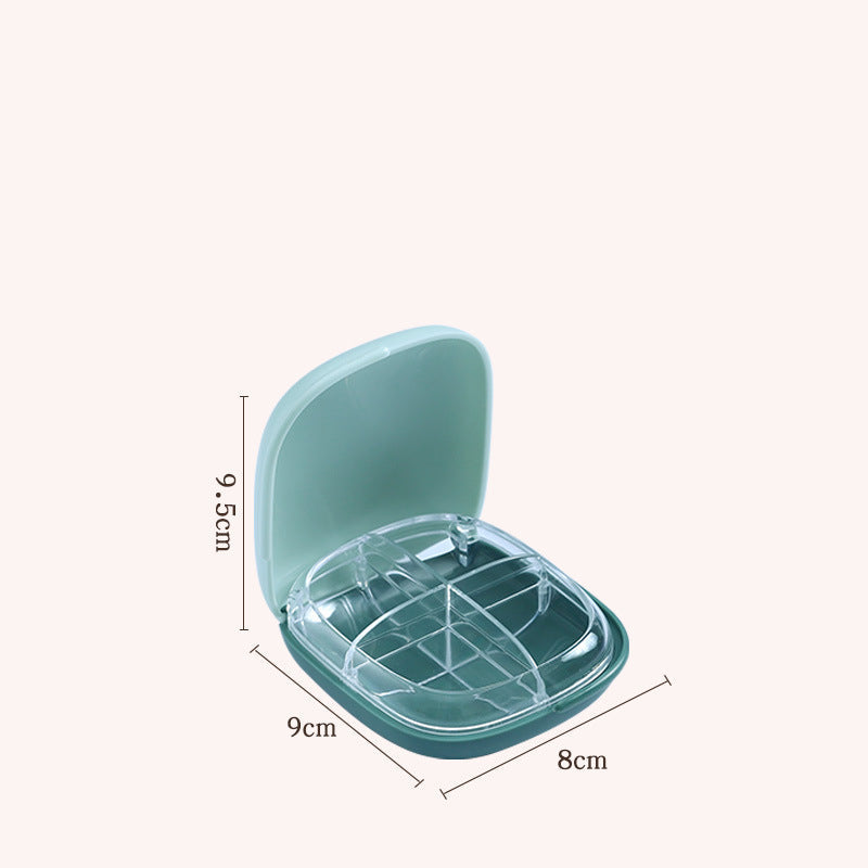 Portable Pill Box Organizer for Travel and Daily Use