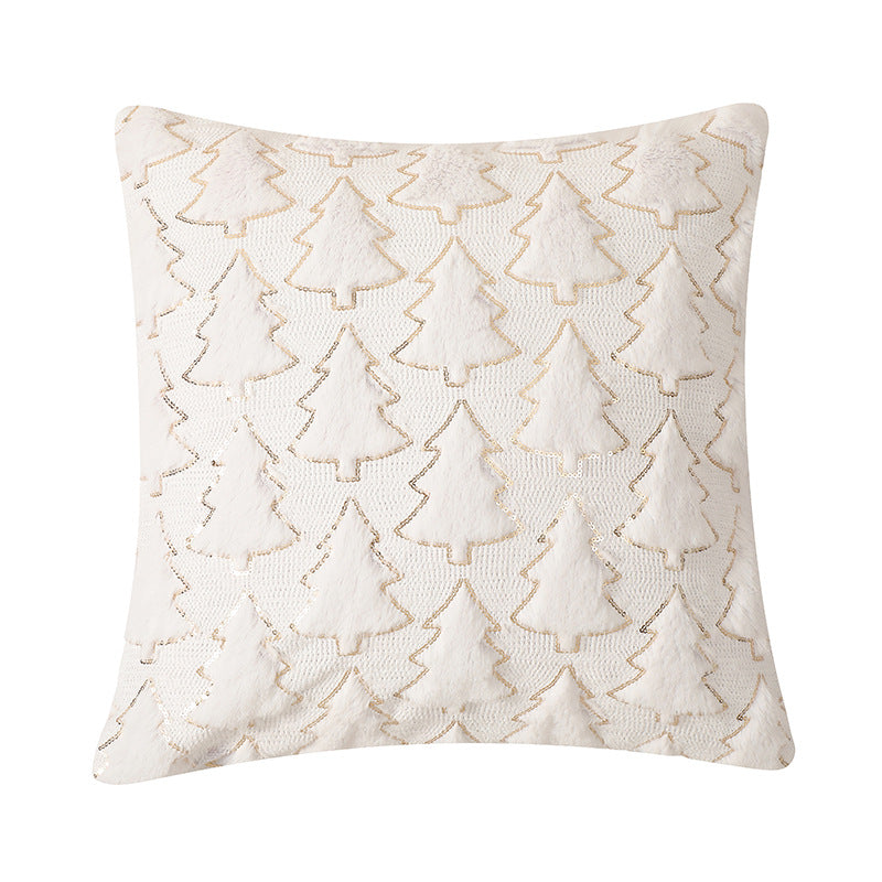 Christmas Tree Pillow Cover - Cozy Festive Décor