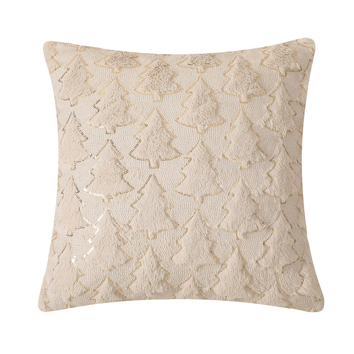 Christmas Tree Pillow Cover - Cozy Festive Décor