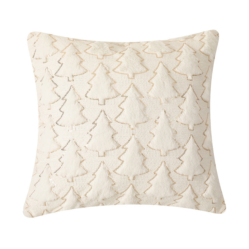 Christmas Tree Pillow Cover - Cozy Festive Décor