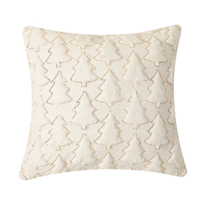 Christmas Tree Pillow Cover - Cozy Festive Décor
