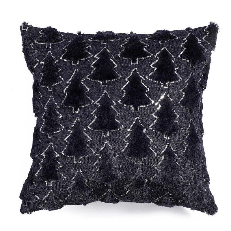Christmas Tree Pillow Cover - Cozy Festive Décor