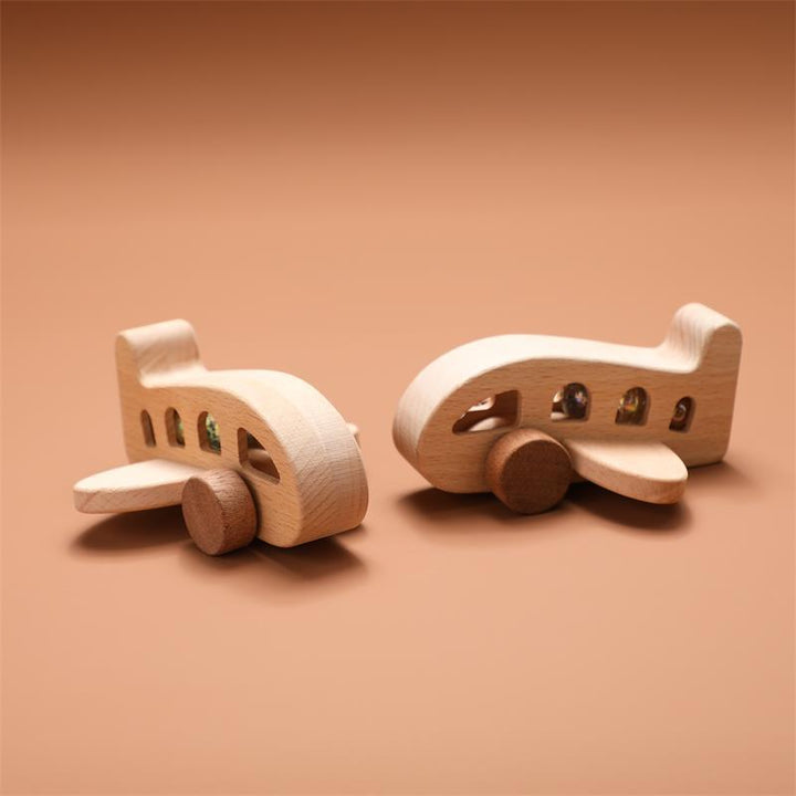 Wooden Airplane Toy for Screen-Free Imaginative Play