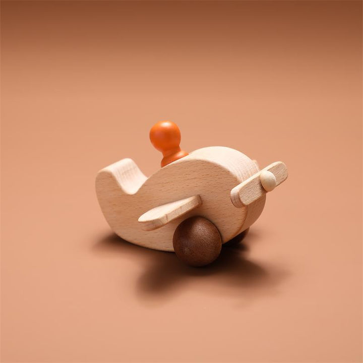 Wooden Airplane Toy for Screen-Free Imaginative Play